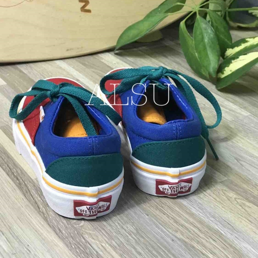 NWT VANS ERA Primary Block Blue Kid’s AUTHENTIC - Picture 7 of 8